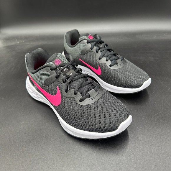 Nike Revolution 6 Next Nature Black Hyper Pink DC3729-002 Women’s Size 6.5 - Picture 3 of 8
